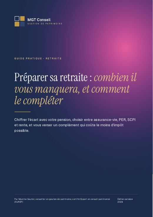 Couverture du guide Préparer sa retraite