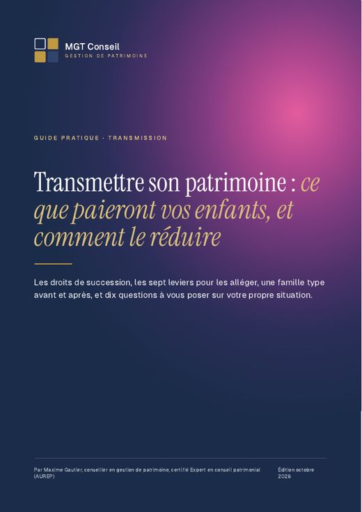 Couverture du guide Transmettre son patrimoine